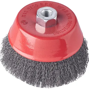 Drátěný kartáč Verkatto Hrnkový drátěný kartáč M14 Varianta: vlnitý 120 mm*