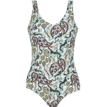 Dámské plavky Dámské jednodílné plavky Naturana 31673 zelené Velikost: 95C