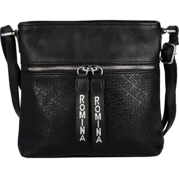 Kabelka Stylová dámská koženková crossbody Lucie, černá