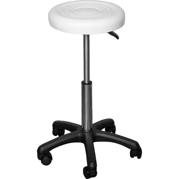 Taburet Kosmetický taburet - Edward - bílý