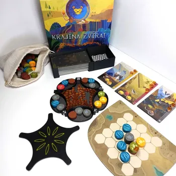 Příslušenství k deskovým hrám Inserty HERMAN Krajina zvířat / Harmonies