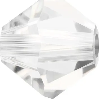 Dětské navlékací korálky Preciosa Bicone MC beads č. 101 (4mm)