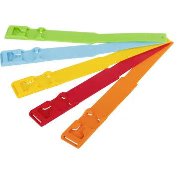 Značení hospodářského zvířete Pásky značící na nohy Euro - červená