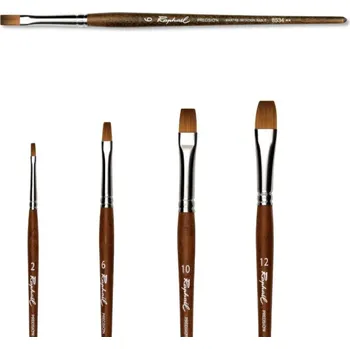 Umělecký štětec Štětec Raphael Precision watercolour flat brush 6