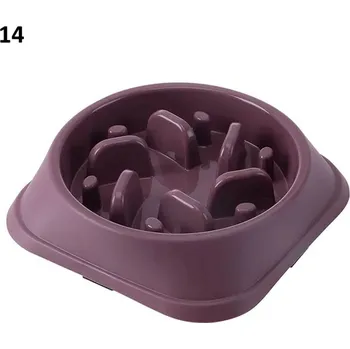 Miska pro psa Miska pro pomalé krmení - pro psy i kočičky Barva: 14 - fialová čtverec