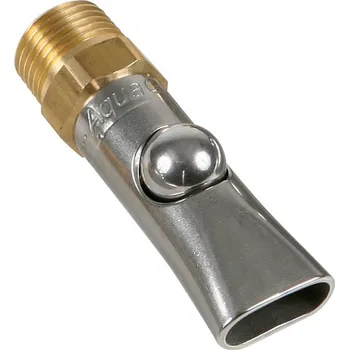 napáječka pro hospodářská zvířata Napáječka kuličková AquaGlobe, 1/2", mosaz/nerez,pro prasata výkrm/telata