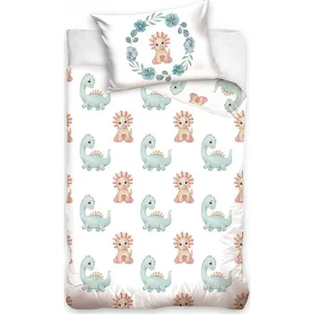 Povlečení TipTrade Povlečení do postýlky Dobrou noc Dino