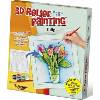 Výtvarná sada MIRAGE HOBBY Kreativní sada 3D malování Relief Painting: Tulipány