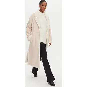 Dámský kabát Luisa Spagnoli Kožich Sestante 541499 Béžová Regular Fit M