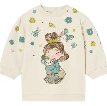 Kojenecké šaty MAYORAL dívčí šaty dívka s kočkami DR krémová vel. 86 cm