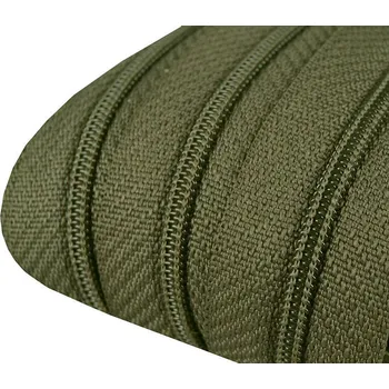 Zip Pro Háčkování Zip spirálový 3 mm metráž - zelená olivová 5 m