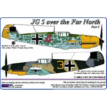 Plastikový model AML 1/144 Decals JG 5 over the Far North, Part I