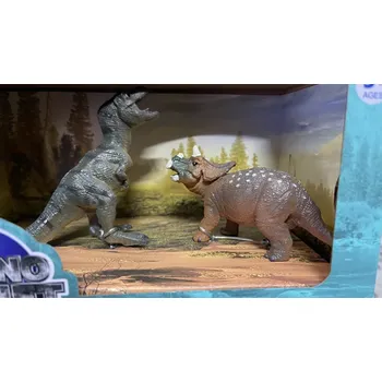 T- Rex a Triceratops sada Dino Planet