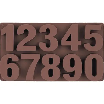 Silikonová forma na odlévání Čísla