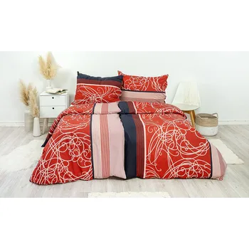 Povlečení Stanex Ložní povlečení bavlněné Alice (LS217) rozměr: 140 x 200 + 90 x 70, Zapínání: Knoflíkové