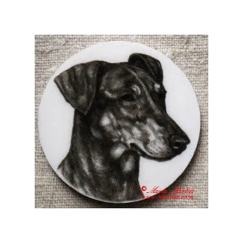 Německý pinč magnet nebo placka - Magnet