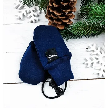 Rukavice Kulišárny Bezpalcové zateplené rukavice NAVY Věk v měsících: 12-24 měsíců