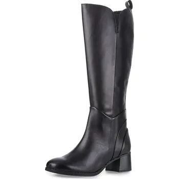 Dámské kozačky DÁMSKÉ KOZAČKY MARCO TOZZI 2-25501-43 001 ČERNÁ Barva: Černá, Velikost: 37