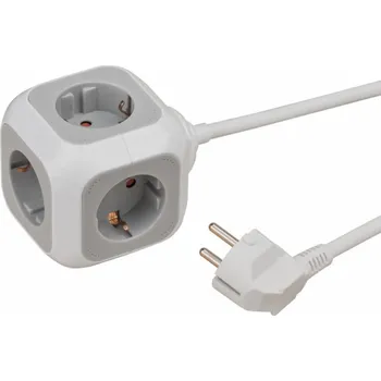 Elektrická zásuvka ALEA-Power 4cestná zásuvková kostka, napájecí lišta