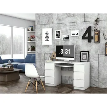 PC stolek ARNOLD - bílý