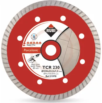 Pilový kotouč Rubi Diamond kotouč na porcelánovou kameninu TCR SUPERPRO 125mm - 31973