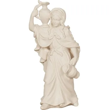 Vánoční dekorace Ornatis Žena se džbány Provedení: Přírodní bez malování, Velikost stojících figur dospělých postav: 9,5 cm