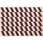 HAY Koberec Shift Kelim 170x240, burgundy