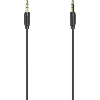 Video kabel Kabel Hama audio, Jack 3,5mm, 0,5m - černý