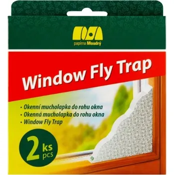 Okenní mucholapka do rohu okna 2ks