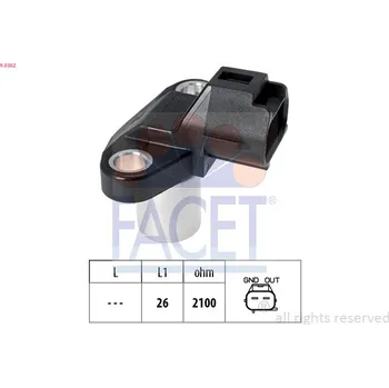 Auto-moto Snímač otáček hřídele FACET (9.0362)