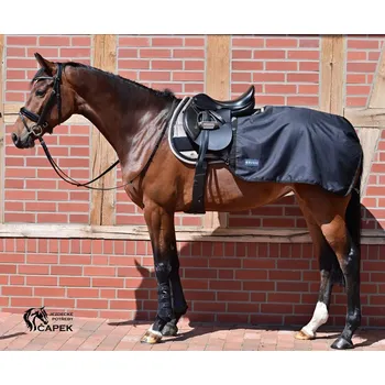 Deka pro koně Bederní deka Busse -RAIN 50- - Tmavě modrá - 145cm