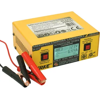 Nabíječka autobaterie Nabíječka autobaterií mikroprocesorová 6/24 V BLM3, Verke V80033