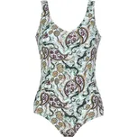 Dámské jednodílné plavky Naturana 31673 zelené Velikost: 90C