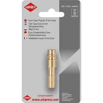Zahradní hadice Konektor rychlospojky s nástavcem na hadici 8 mm v blistru, Airpress 4346837