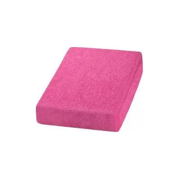 Potah na kosmetické lehátko, froté růžový