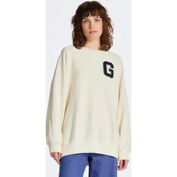 Dámská mikina MIKINA GANT OVERSIZED G C-NECK SWEAT CREAM