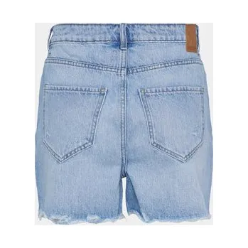 Dámské kraťasy Pieces Džínové šortky Summer 17146747 Modrá Regular Fit S