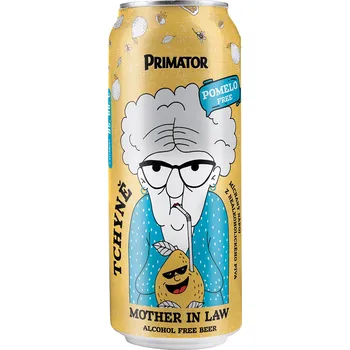 Pivo Primátor Tchyně Pomelo Free 0,5 l plech