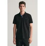 POLOKOŠILE GANT REG CONTRAST PIQUE SS RUGGER BLACK