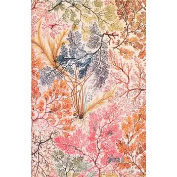 Diář Paperblanks William Kilburn Midi horizontální 12,5 x 18 cm týdenní 2025 [EN] Anemone