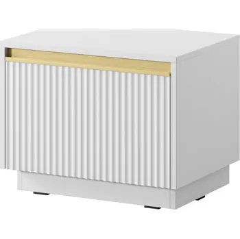 Noční stolek PIASKI Noční stolek - ROYAL S54, matná bílá