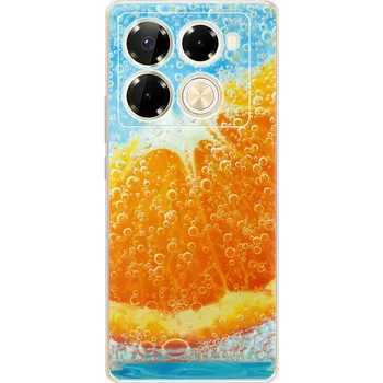 Pouzdro na mobilní telefon Odolné silikonové pouzdro iSaprio - Orange Water - Infinix Note 40 PRO / Note 40 PRO+ 5G
