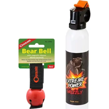 Obranný sprej Coghlan's SET na medvědy malý - červený