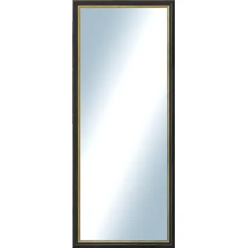Zrcadlo DANTIK - Zarámované zrcadlo - rozměr s rámem cca 50x120 cm z lišty Anversa černá AU (3149)