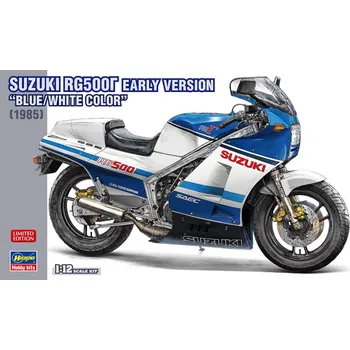 Plastikový model Hasegawa 1/12 Suzuki RG500Γ Early Version "Blue/White Color" (1985)