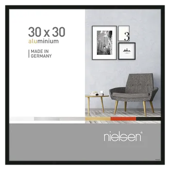 Fotoalbum Nielsen Fotorámeček Pixel, 30 × 30 cm, hliníkový, černý 5333026