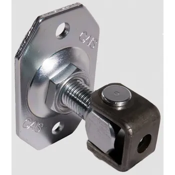 příslušenství k bráně HP16A - Regulovatelný pant s matkou a plotnou, závit 16