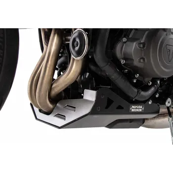 Zavazadlo na motocykl Hepco & Becker Kryt motoru Triumph Trident 660 (21-24) černo stříbrný