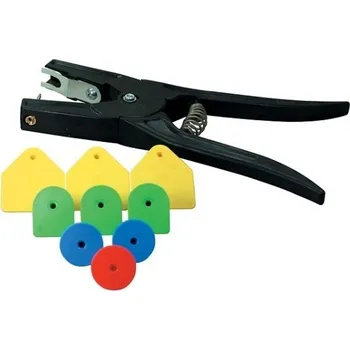 Značení hospodářského zvířete Známky ušní Merko M10, půlkulaté pro selata, nepopsané - žlutá