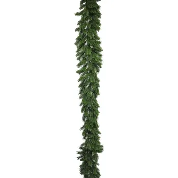 umělá květina umělá girlanda, Girlanda borovičová - Pine garland 'Nisse' thick zelená 180cm